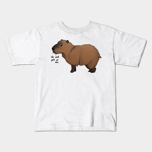 be nice capybara Kids T-Shirt by jastinamor